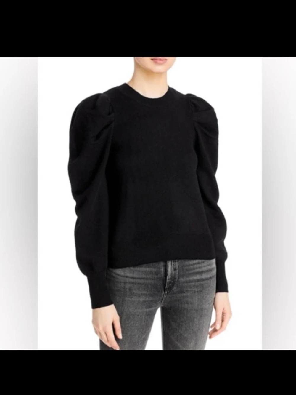 AQUA Cashmere Forest Green Puff Sleeve Sweater Size XS
100% Cashmere - Picture 5 of 12